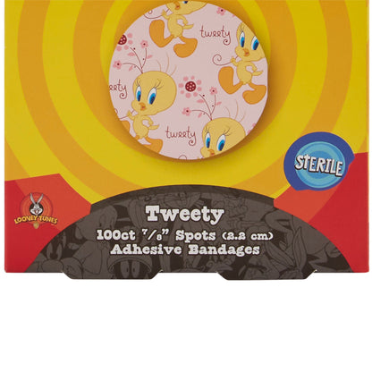 Looney Tunes™ Stat Strip® Adhesive Spot Bandage, 7/8-Inch Round