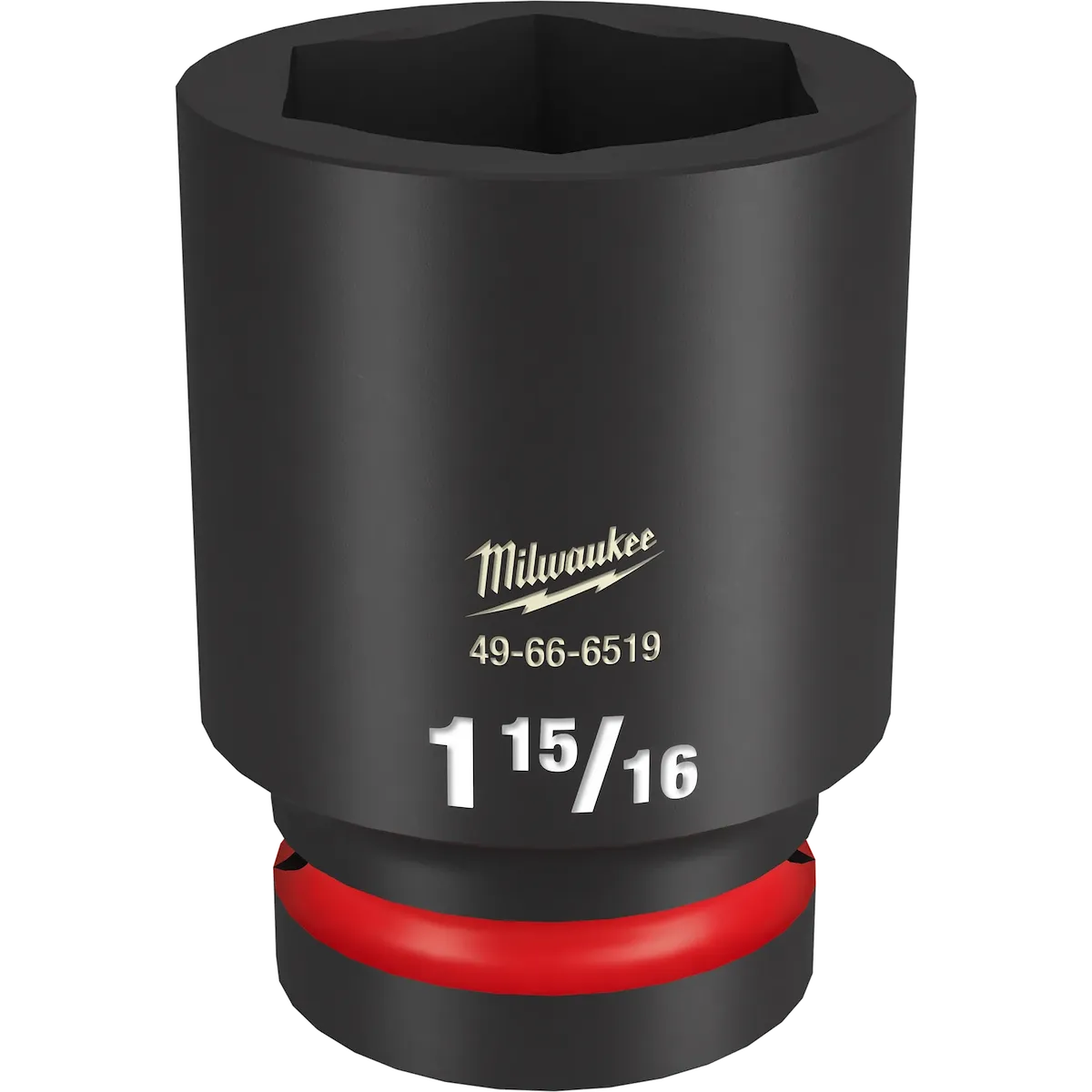 Milwaukee SHOCKWAVE Impact Duty 1" Drive 1-1/8" Deep 6 Point Socket 49-66-6519