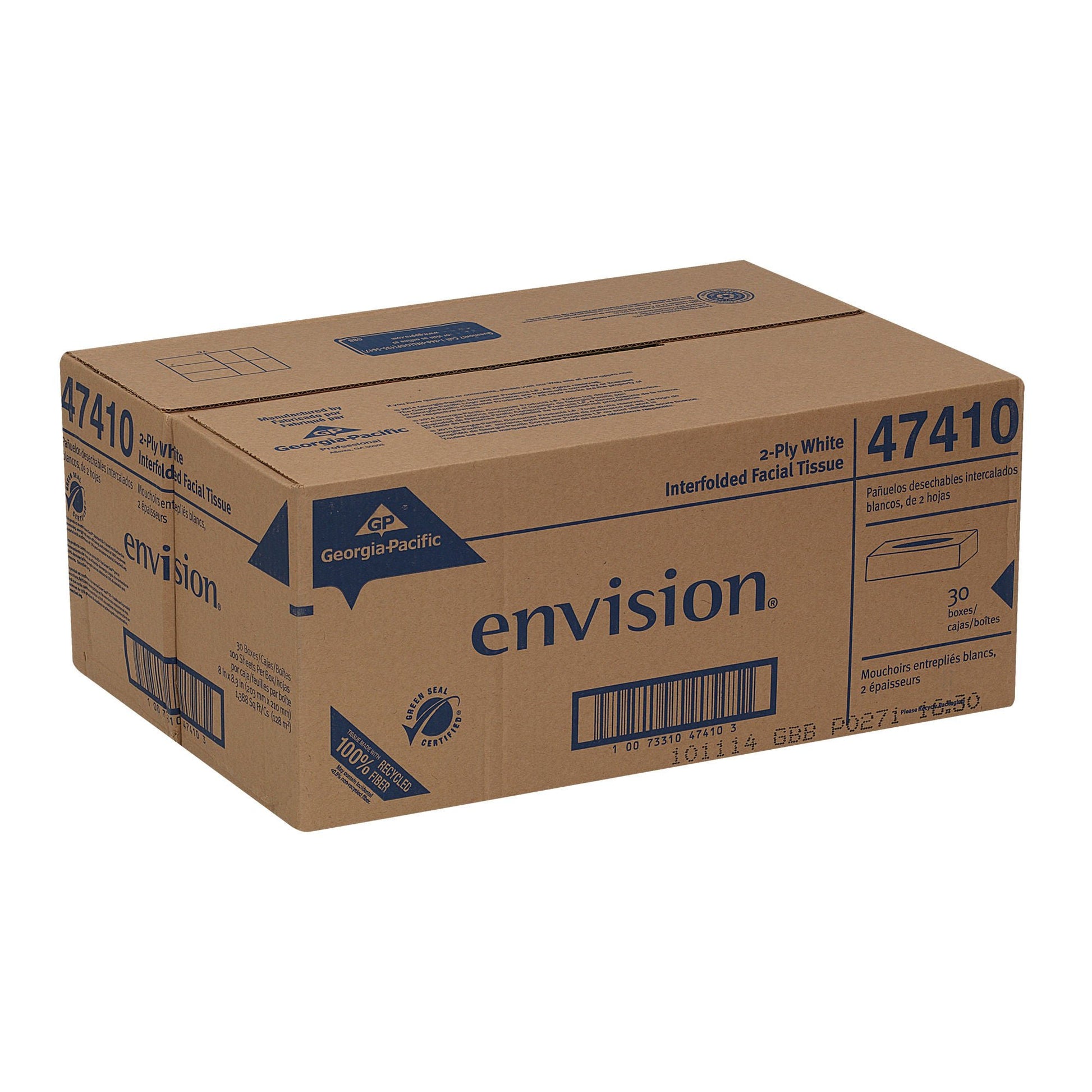 Envision Facial Tissue White