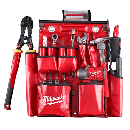 Milwaukee Lineman's Compact Aerial Tool Apron 48-22-8291 | Vinyl