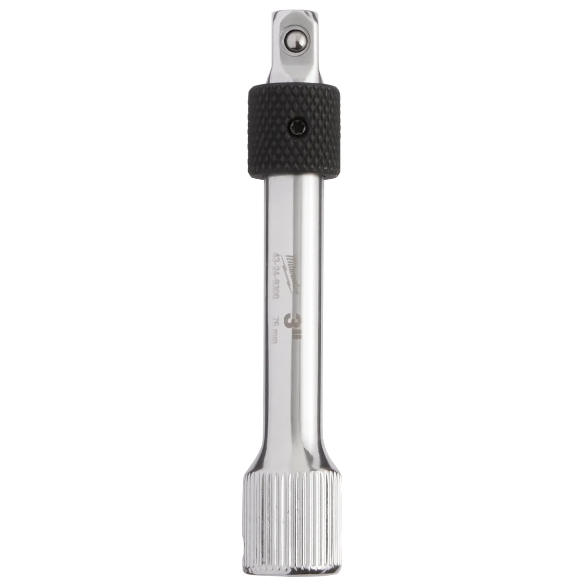 Milwaukee 1/4" Drive 3" Locking Extension 43-24-9300 | 1/4 in Drive, Chrome Vanadium Steel