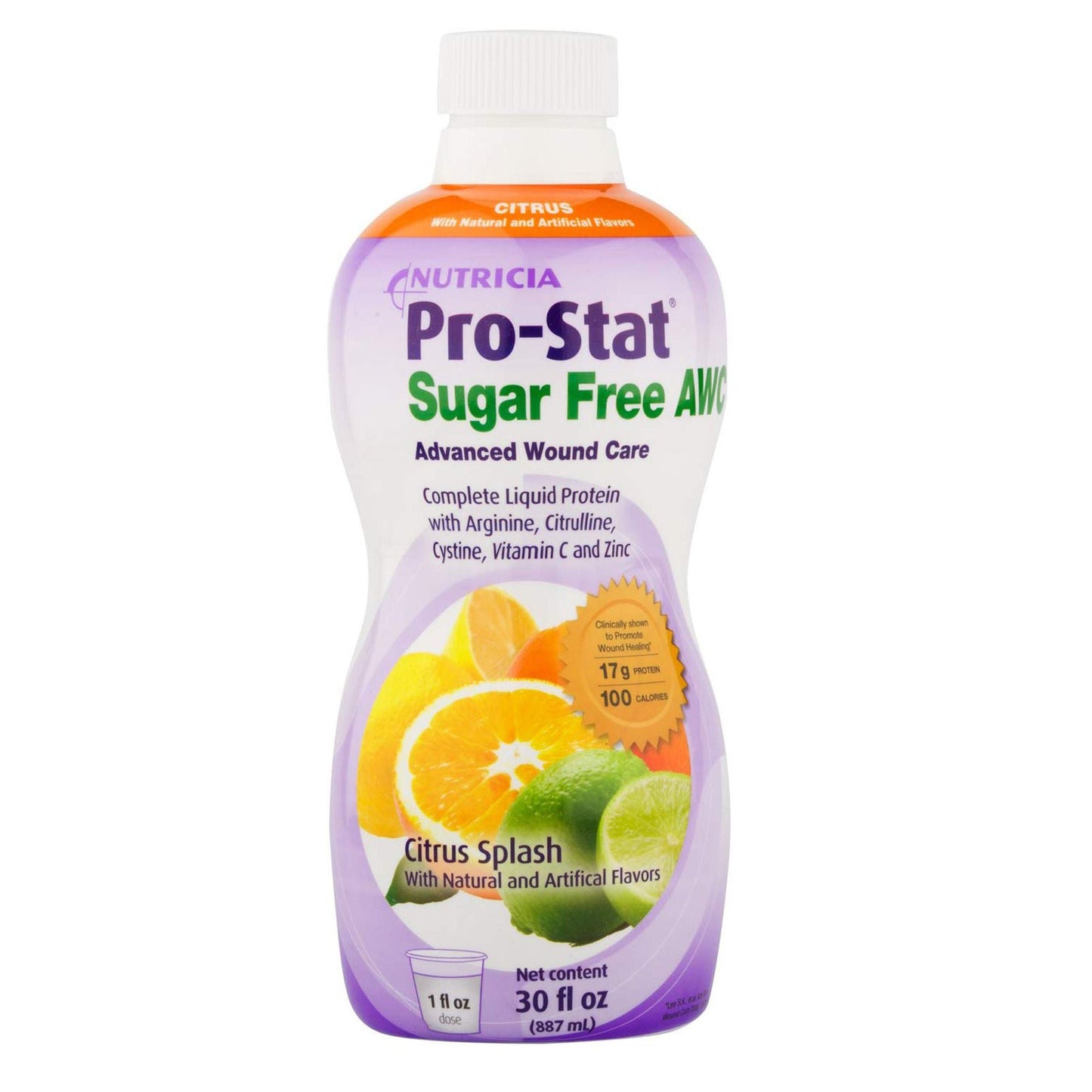 Pro-Stat® Sugar Free AWC Citrus Splash Complete Liquid Protein, Bottle