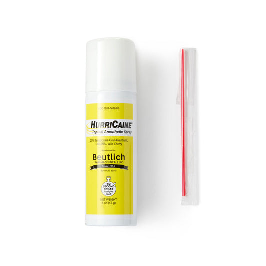 HurriCaine® Benzocaine Oral Pain Relief, Spray Can