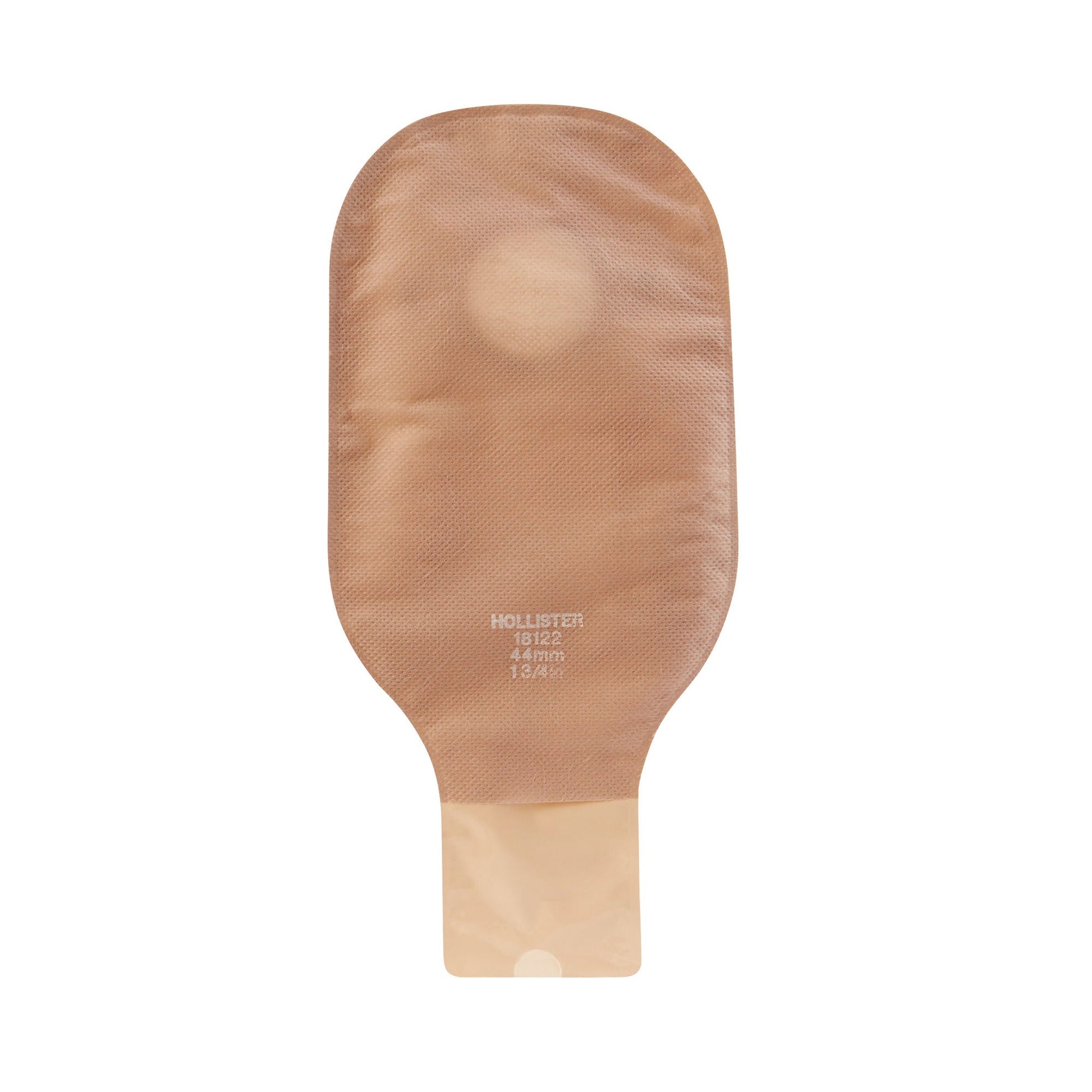 New Image™ 18122 Beige Colostomy Pouch, Pre-cut to Fit Stomas, Green Match