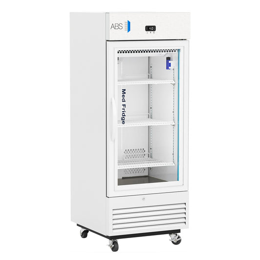 ABS Upright Refrigerator Pharmaceutical 12 cu.ft. 1 Glass Swing Door Cycle Defrost