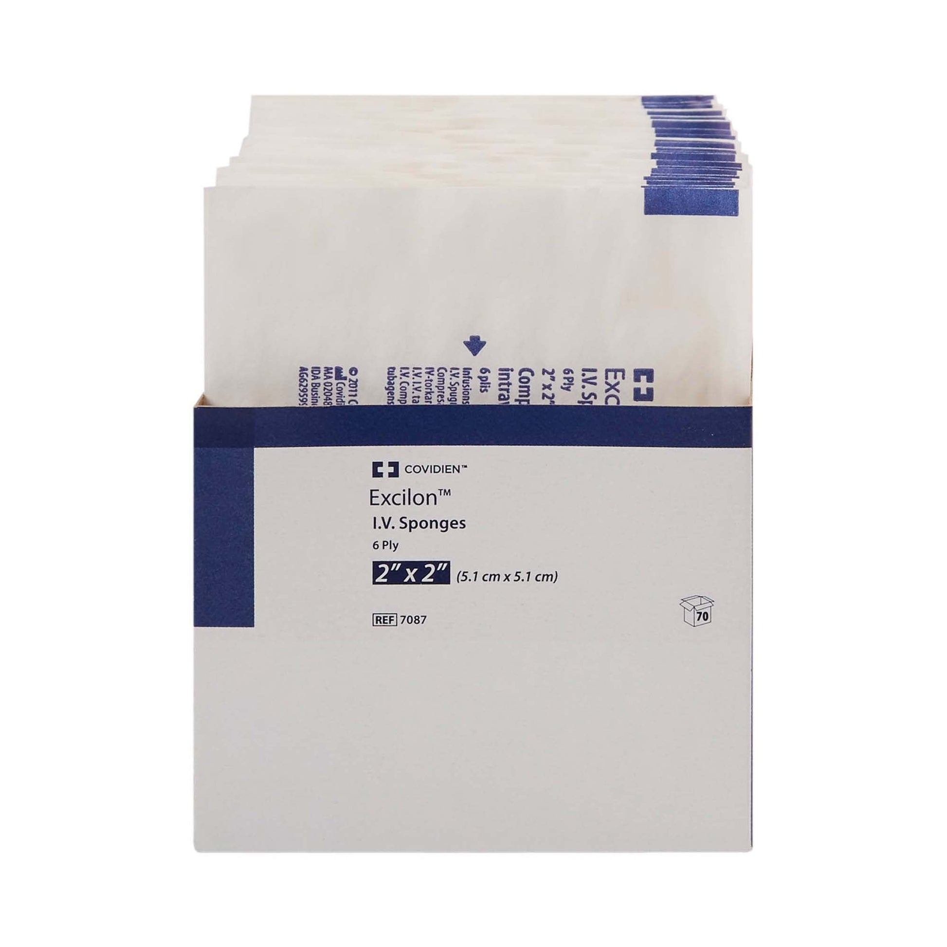 Excilon™ I.V. / Drain Split Dressing, Six-Ply