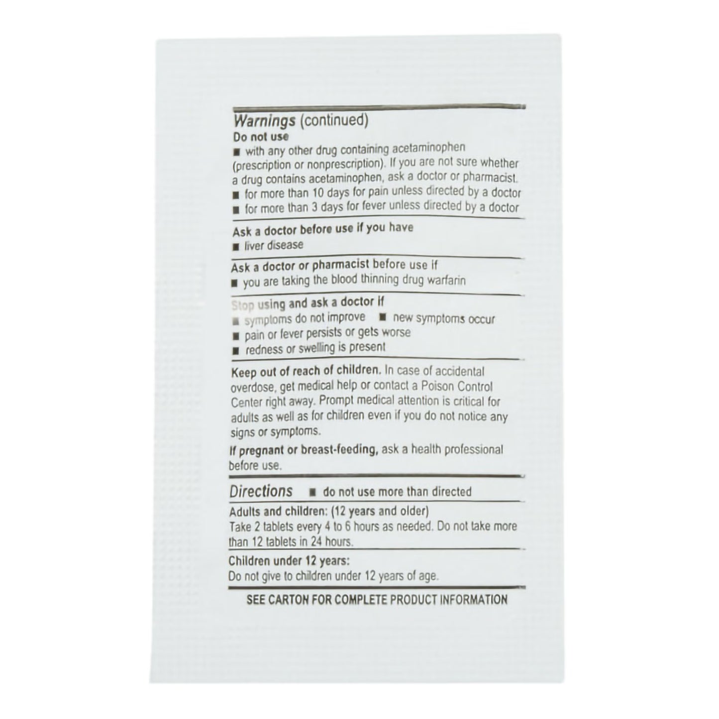 Medique® Acetaminophen Pain Relief