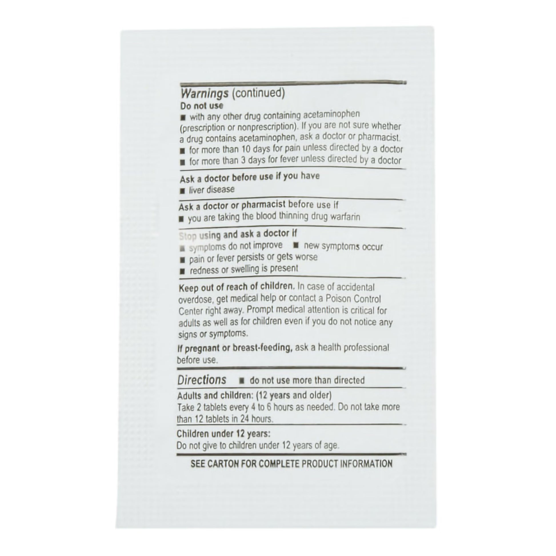 Medique® Acetaminophen Pain Relief