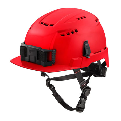 Milwaukee BOLT Red Front Brim Vented Safety Helmet (USA) - Type 2, Class C 48-73-1328