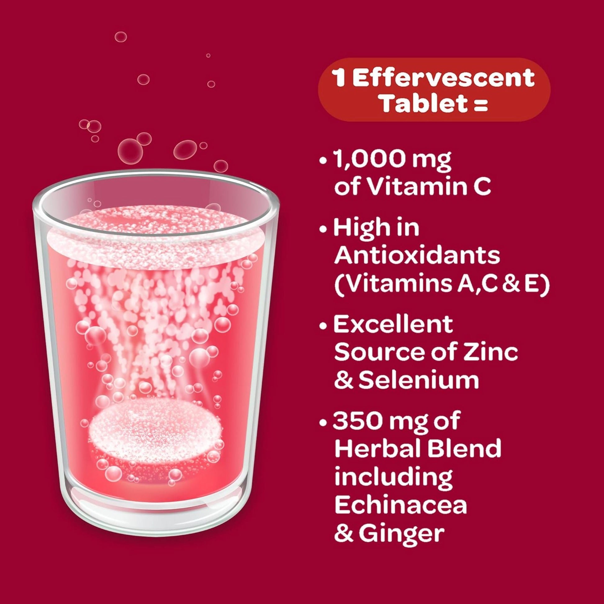 Airborne® Original Immune Support Supplement Effervescent Tablets, Strawberry