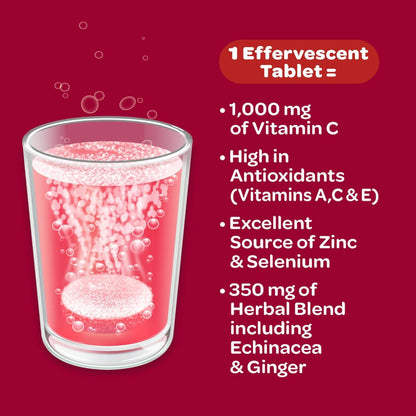 Airborne® Original Immune Support Supplement Effervescent Tablets, Strawberry