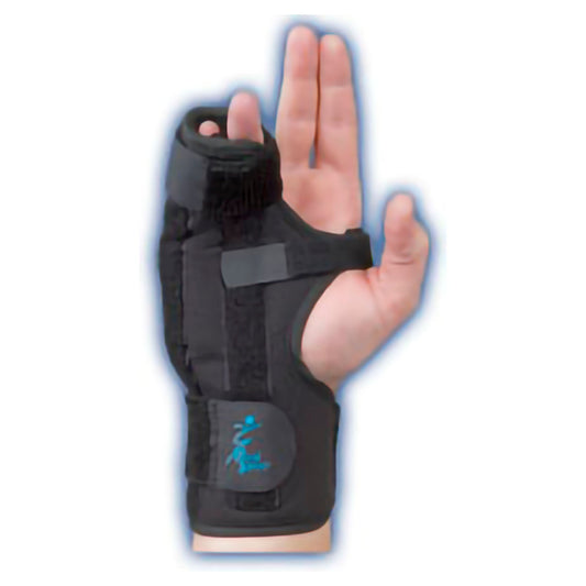 Med Spec Boxer Fracture Brace Aluminum / Felt Right Hand Black