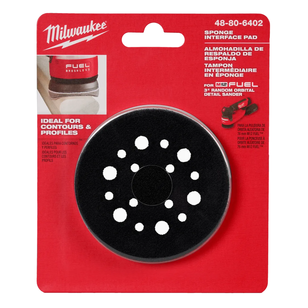 Milwaukee 3” Sponge Interface Pad 48-80-6402