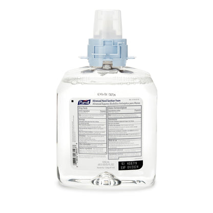 Purell Advanced Hand Sanitizer Ethyl Alcohol Foaming Dispenser Refill Bottle