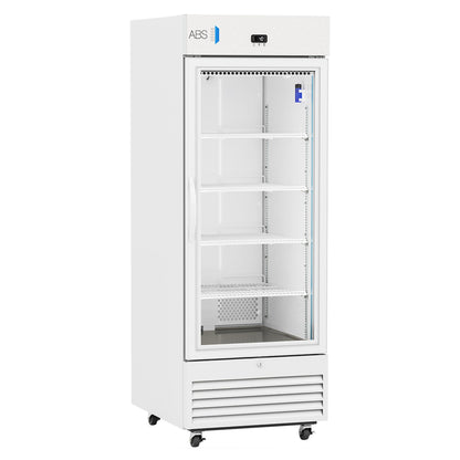 ABS Upright Refrigerator Laboratory Use 26 cu.ft. 1 Glass Swing Door Cycle Defrost
