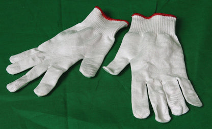 Sterile Flex-Gard™ HDPE Fiber / Spandex / Polyester Glove Liners, White