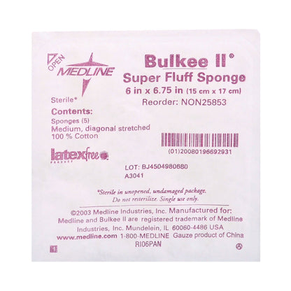 Bulkee® Sterile Fluff Dressing, 6-Ply