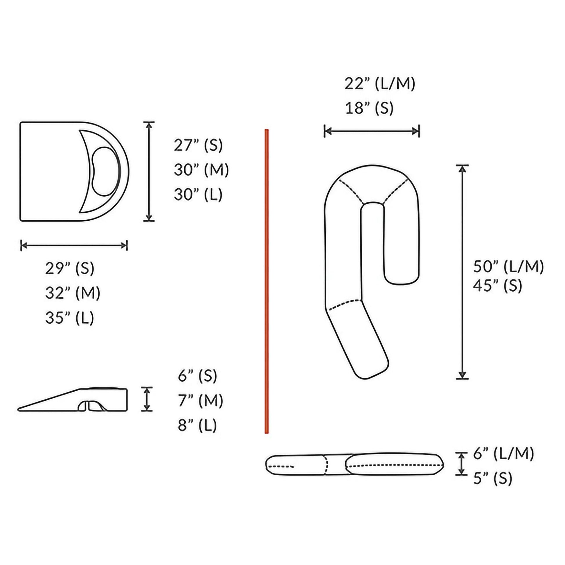 MedCline Reflux Relief System, Small, Up to 5'4"