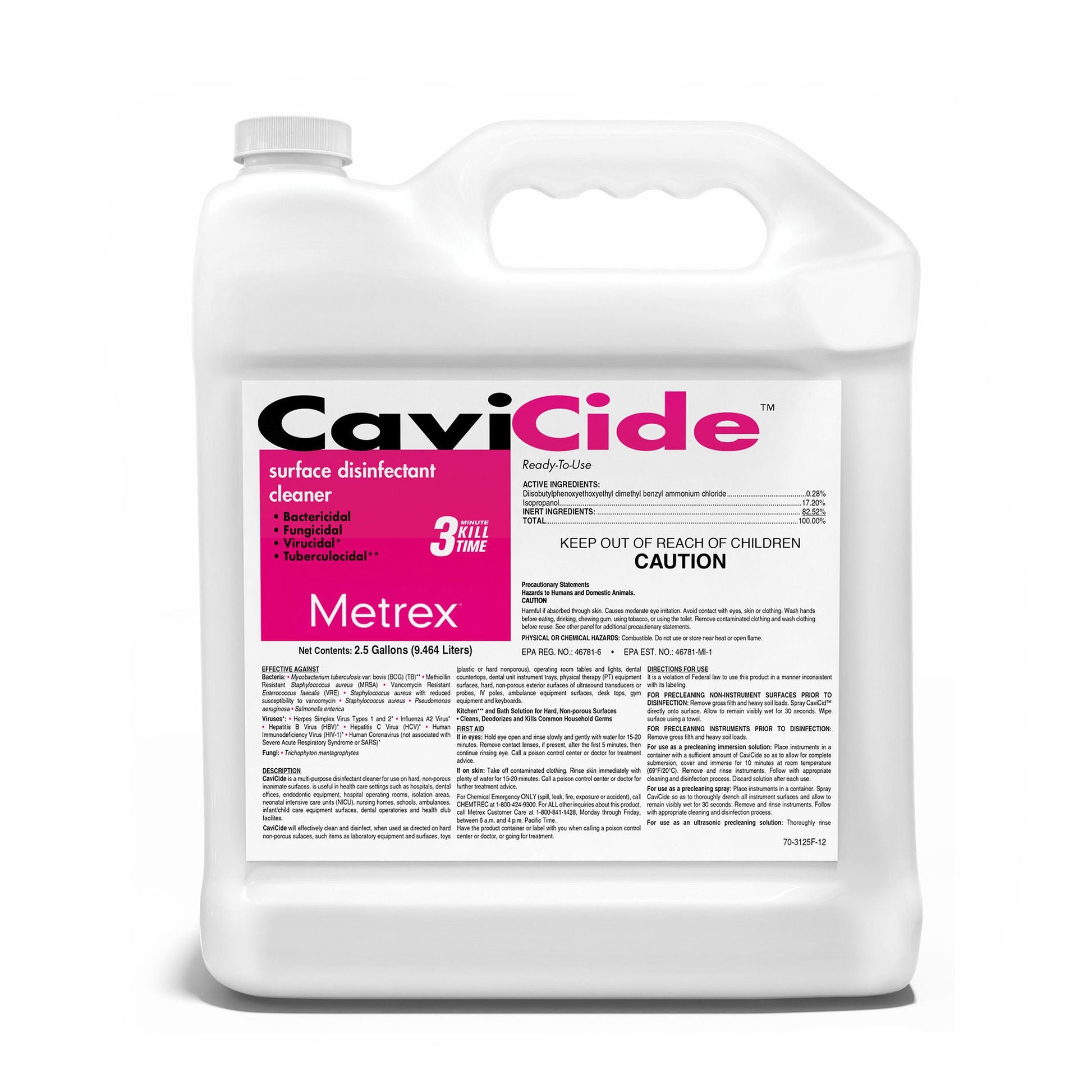 CaviCide Surface Disinfectant, Alcohol Based