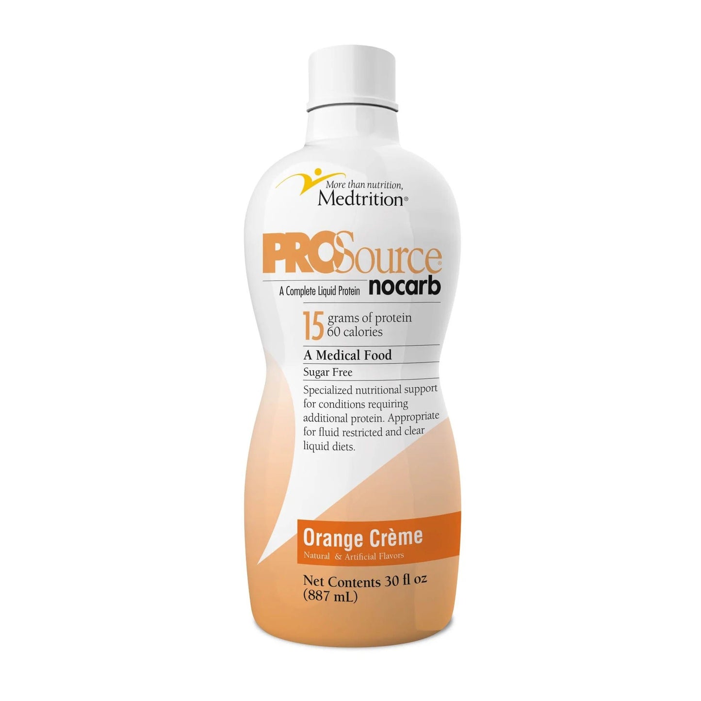 ProSource NoCarb™ Orange Crème Collagen & Whey Protein Formula, Bottle