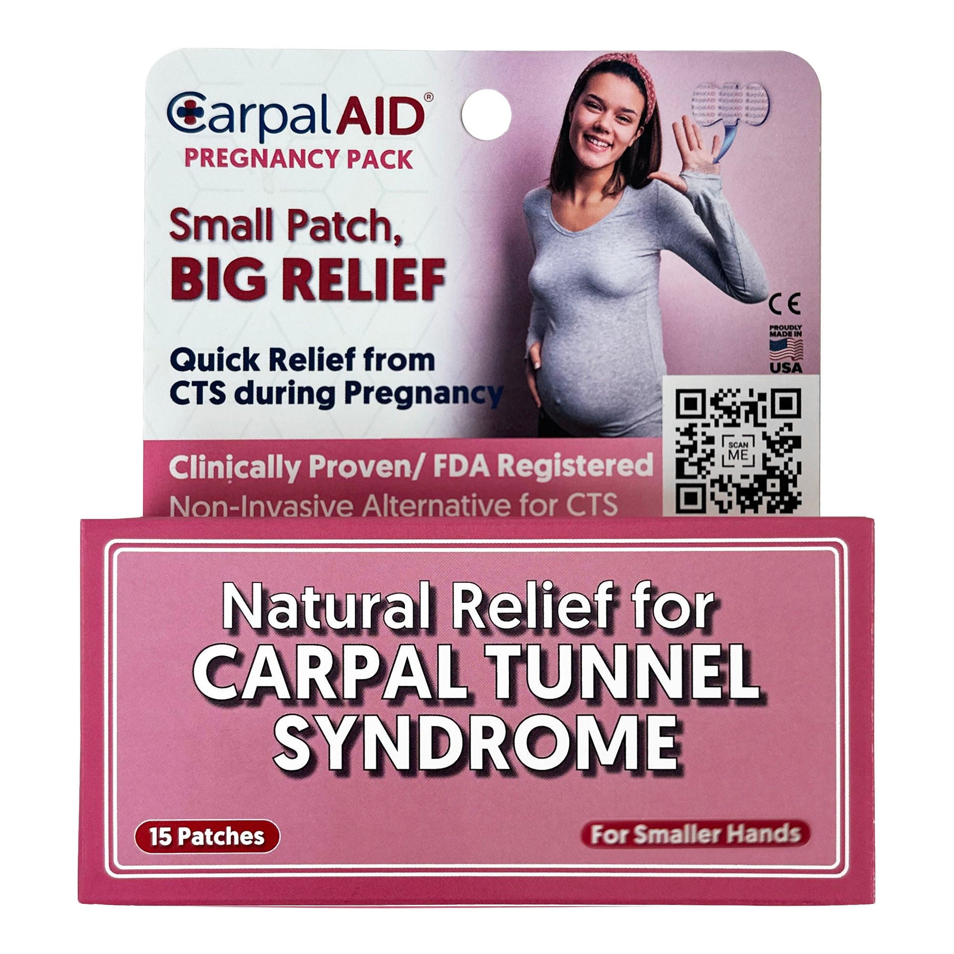 CarpalAid® Patch Pregnancy Hand-Based Carpal Tunnel Support