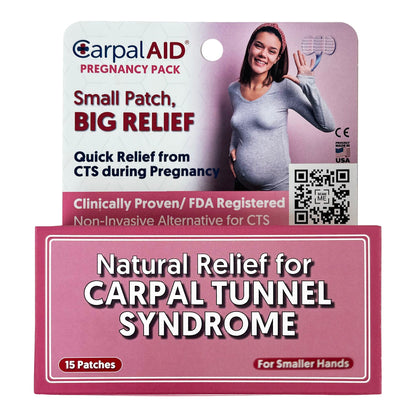 CarpalAid® Patch Pregnancy Hand-Based Carpal Tunnel Support