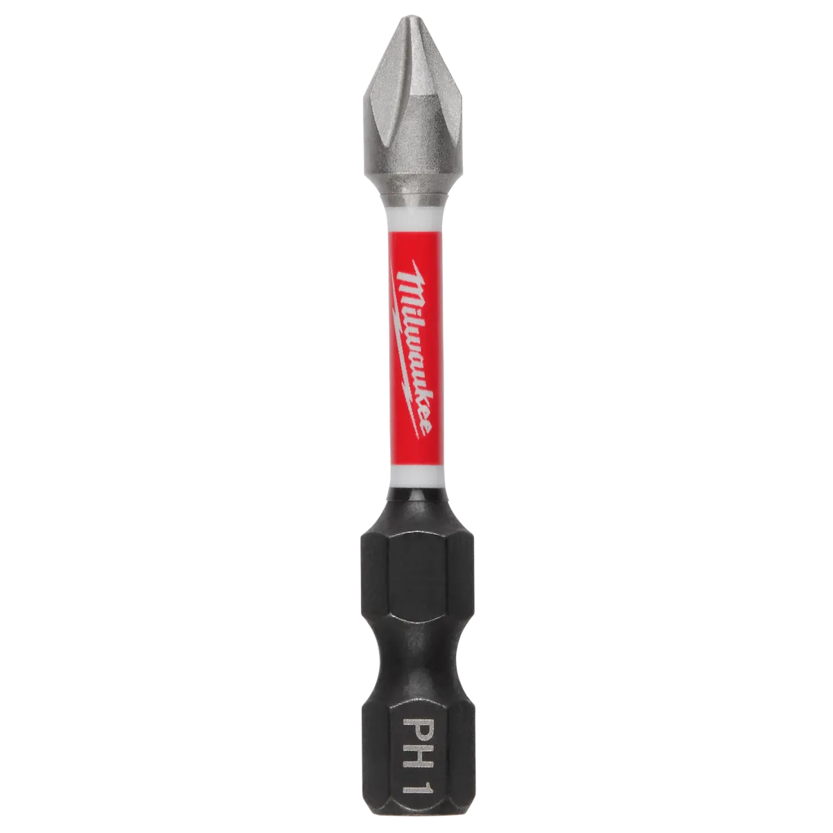 Milwaukee SHOCKWAVE Impact Duty 2" Phillips #1 Power Bits Bulk 25 48-32-4760 | PH1 Drive, 25-Piece