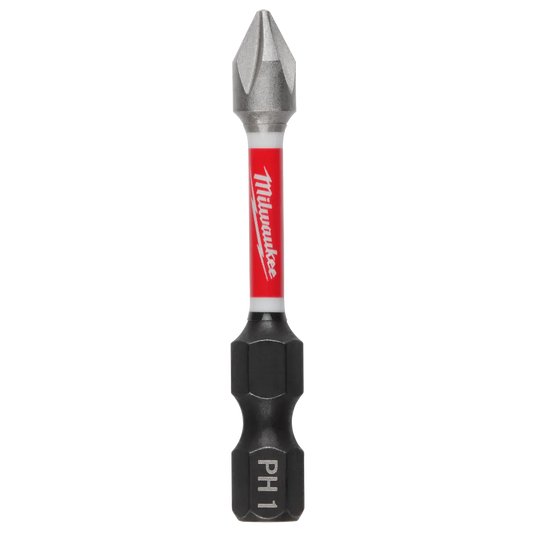 Milwaukee SHOCKWAVE Impact Duty 2" PH1 Bit (2 Pk) 48-32-4961 | PH1 Drive, 2-Piece