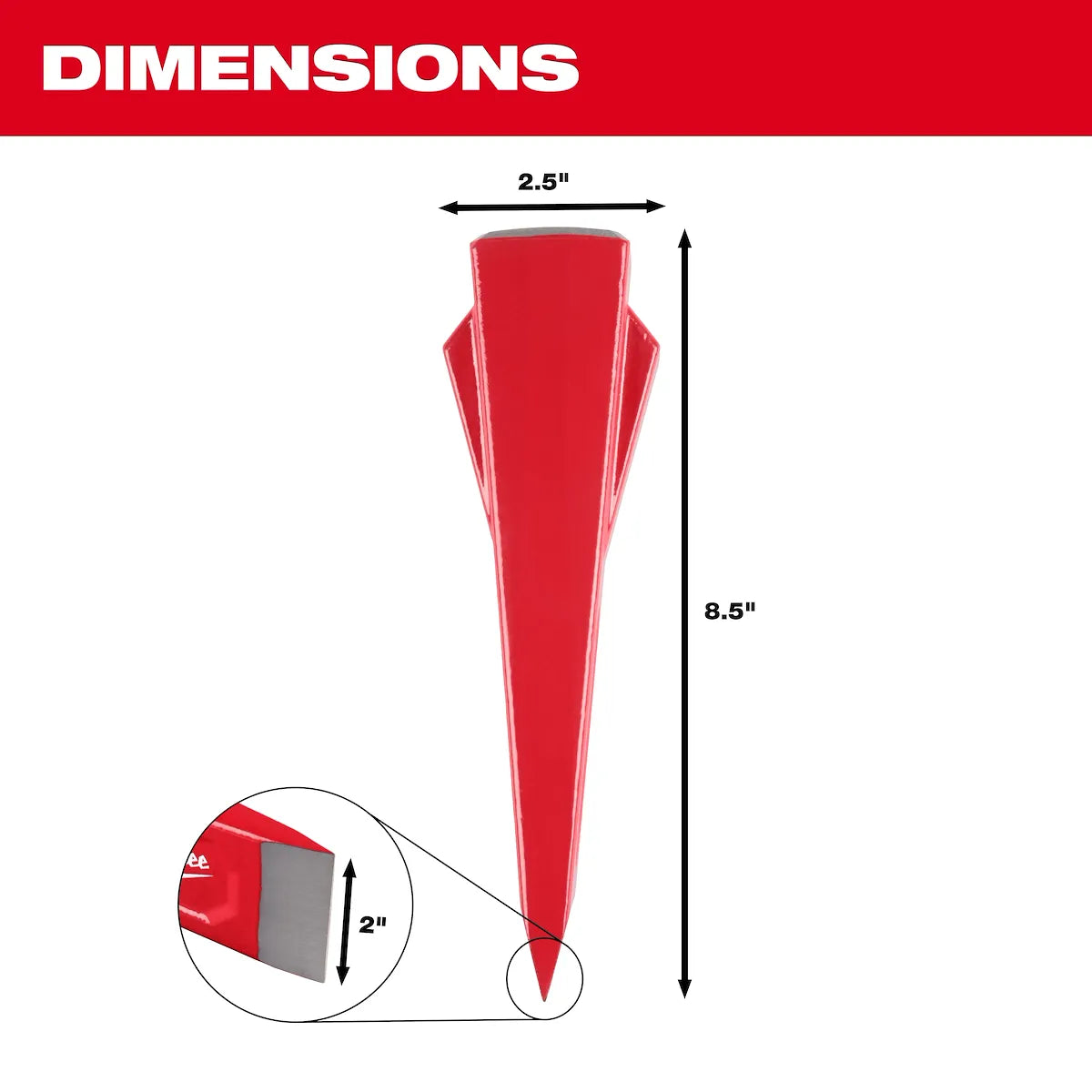 Milwaukee 5lb Splitting Wedge 48-22-9065