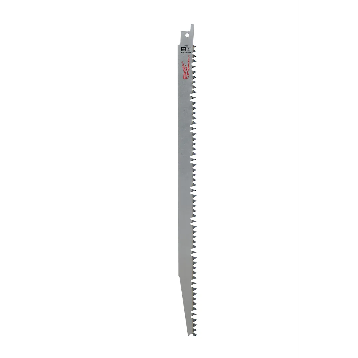 Milwaukee 12" 5 TPI Fleam Ground Pruning SAWZALL Blade for Clean Wood (5 PK) 48-00-1303 | 12 in Blade Length, 5-Piece