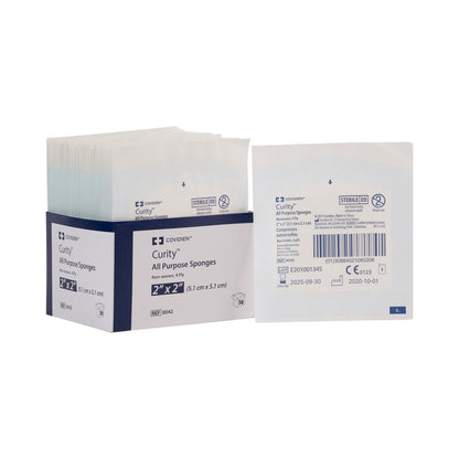 Curity™ Sterile Nonwoven Sponge, Four-Ply
