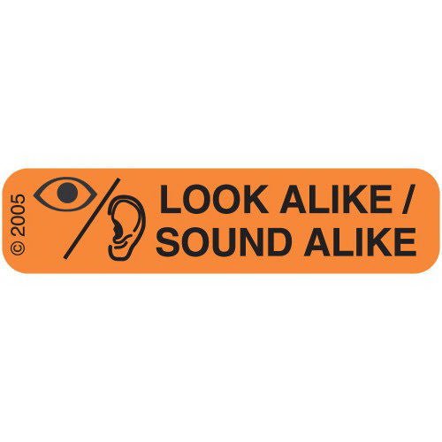 Pre-Printed Label Caution Label Orange Paper Contaminated Black Alert Label
