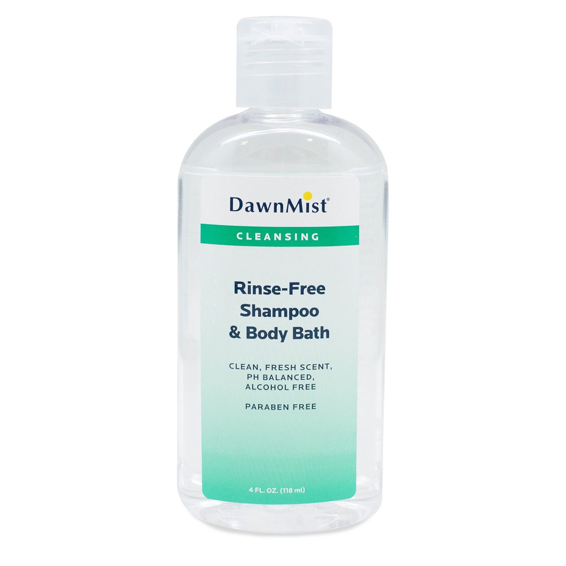 DawnMist® No-Rinse Shampoo and Body Wash, Scented, Bottle