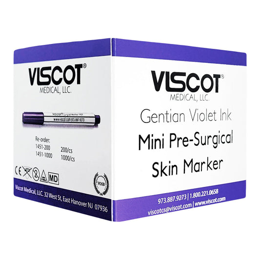 Viscot® Mini Gentian Violet Ink Skin Marker, Regular Tip – Case of 200