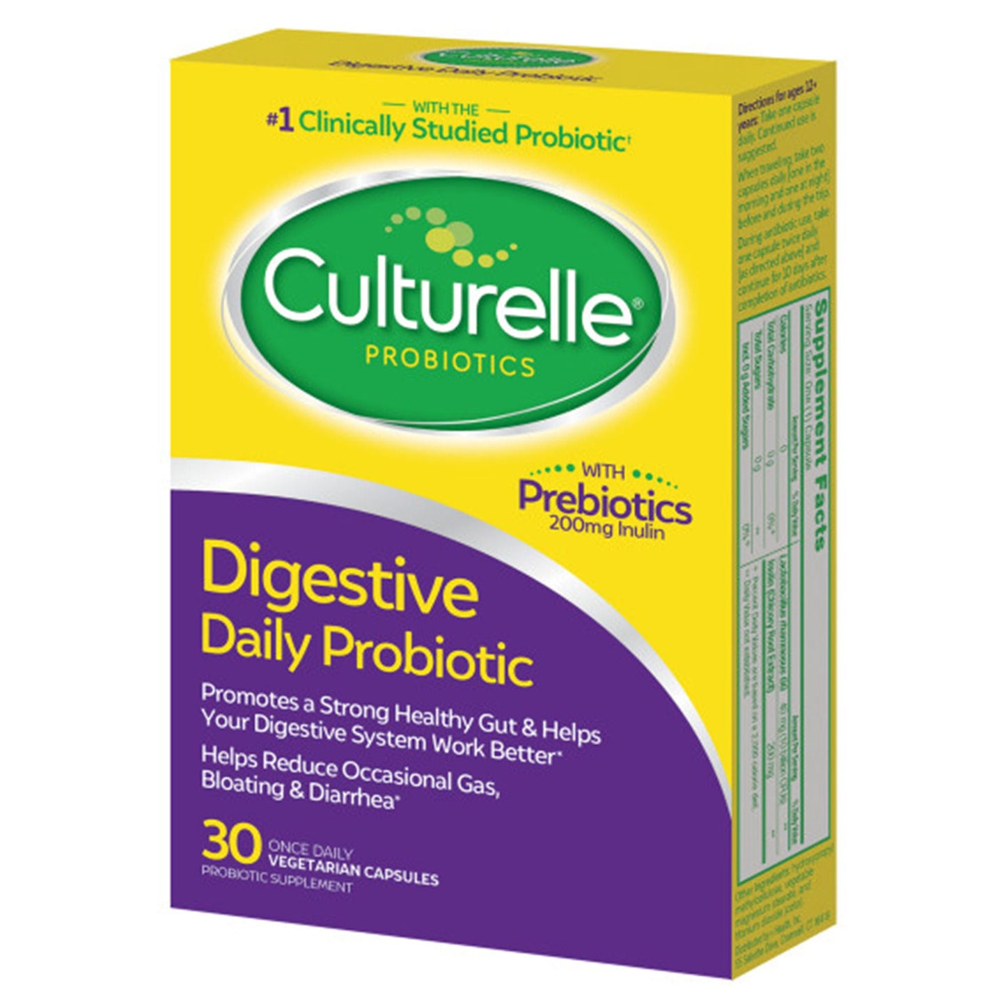 Culturelle® Digestive Daily Probiotic Capsules, 30 Capsules