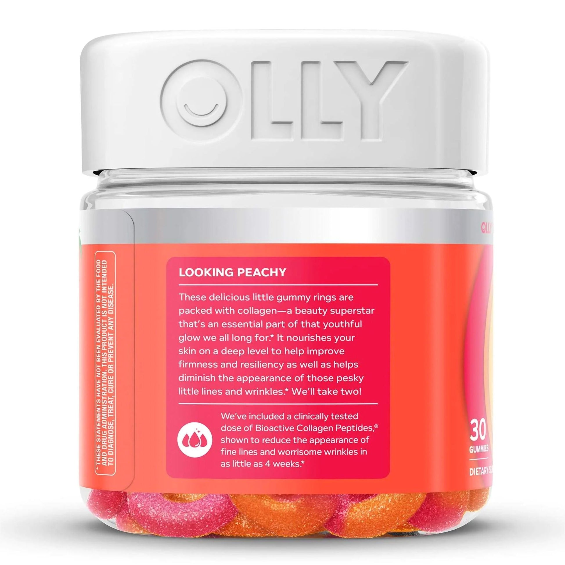 Olly® Collagen Gummy Rings Peach Bellini