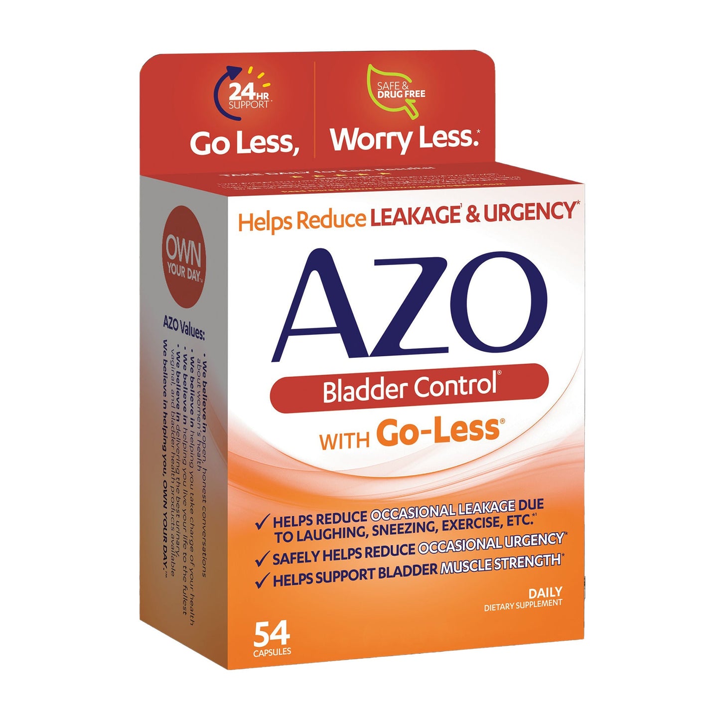 AZO Bladder Control® with Go-Less Capsules