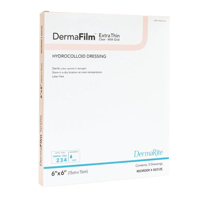 DermaFilm® Thin with Border Hydrocolloid Dressing