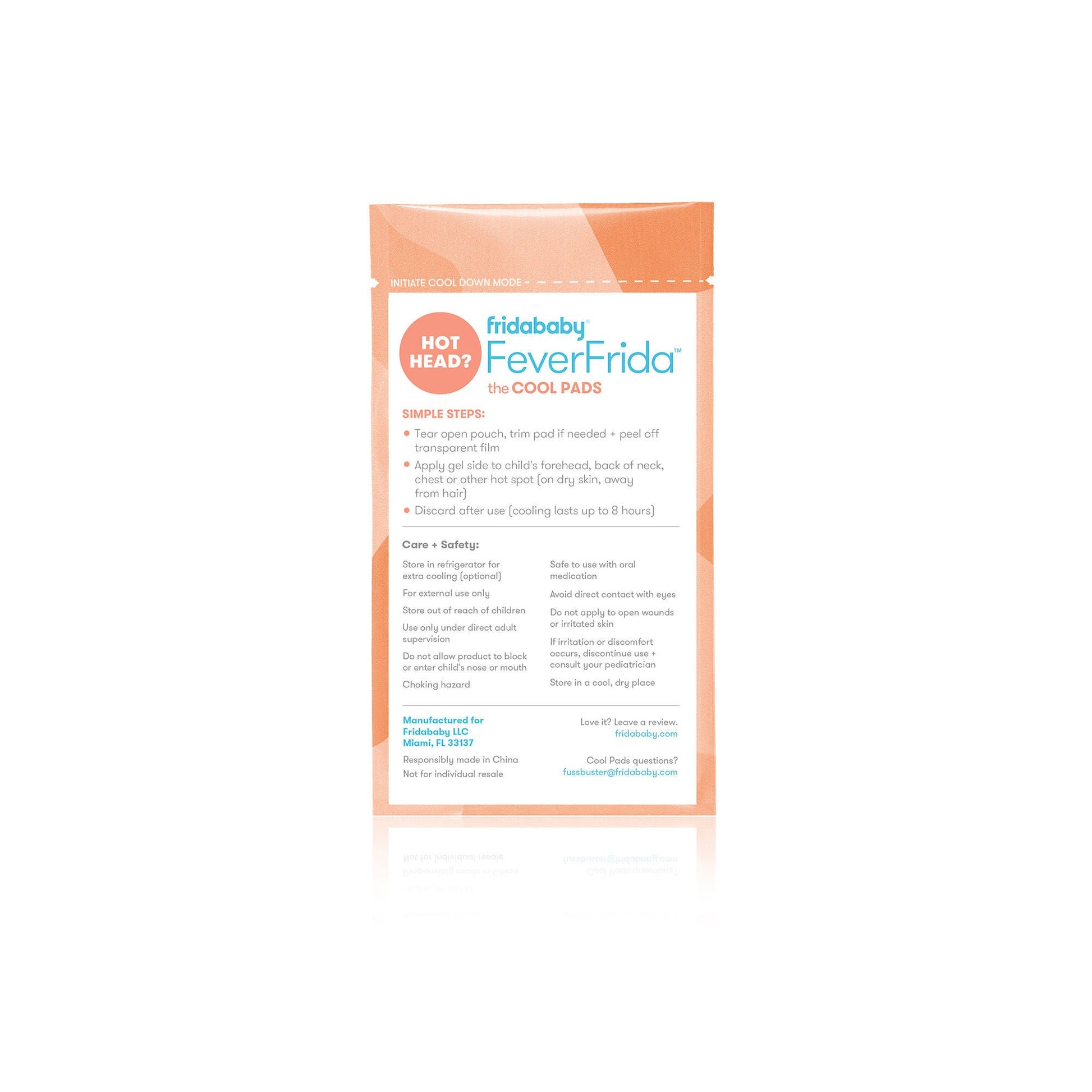 FeverFrida Instant Cold Pack General Purpose Pediatric Size Disposable