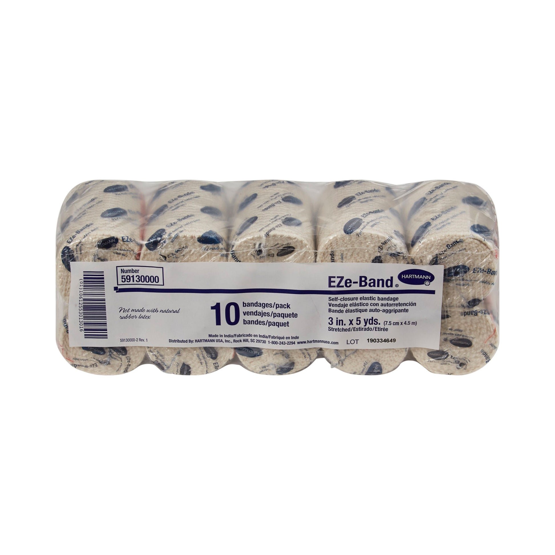 EZe-Band® LF Double hook-and-loop closure Elastic Bandage