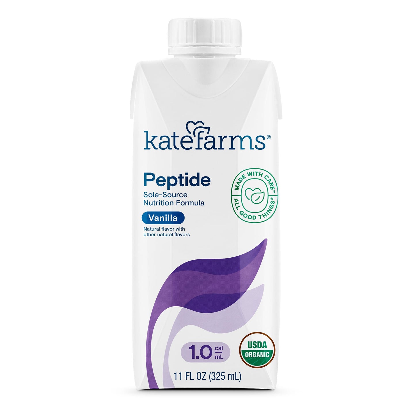 Kate Farms® Peptide 1.0 Vanilla Sole-Source Nutrition Formula, Carton
