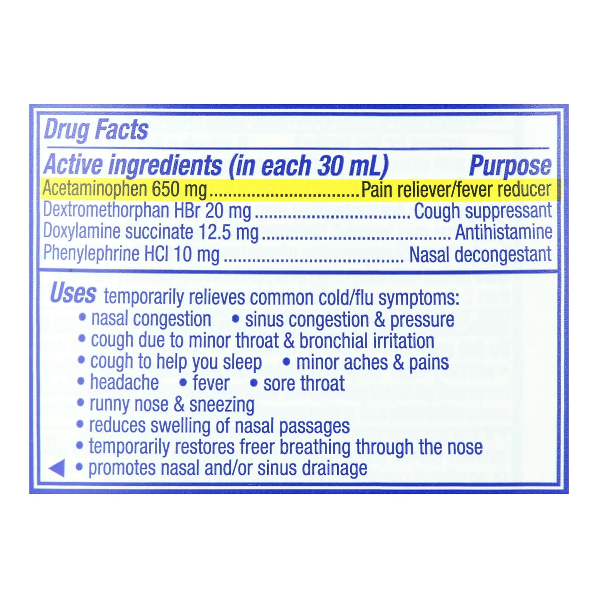 NyQuil Severe Cold & Flu Liquid