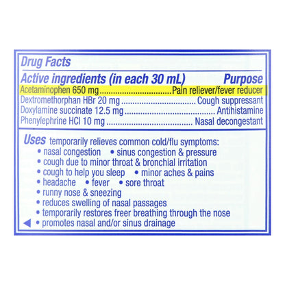 NyQuil Severe Cold & Flu Liquid