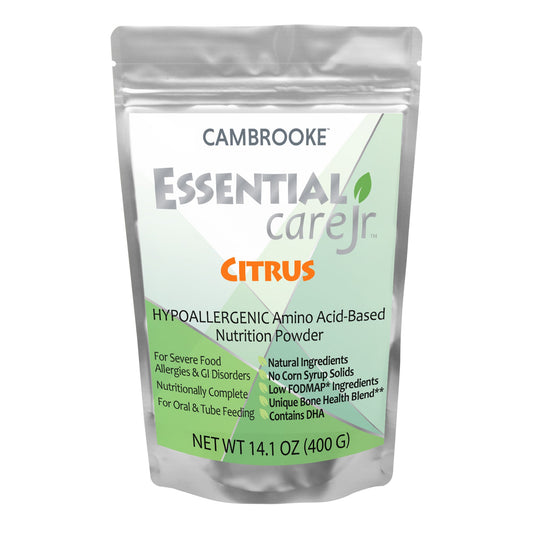 Essential Care Jr™ Amino Acid–Based Nutrition Powder, Citrus, pouch