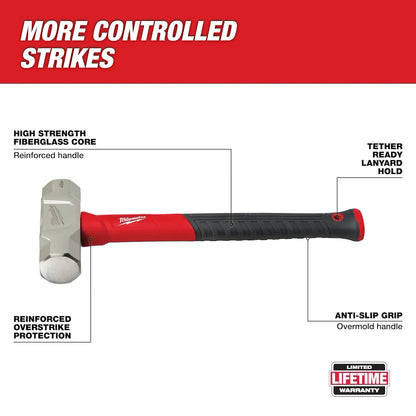 Milwaukee 4lb Fiberglass Engineer Hammer 48-22-9314 | Forged Steel