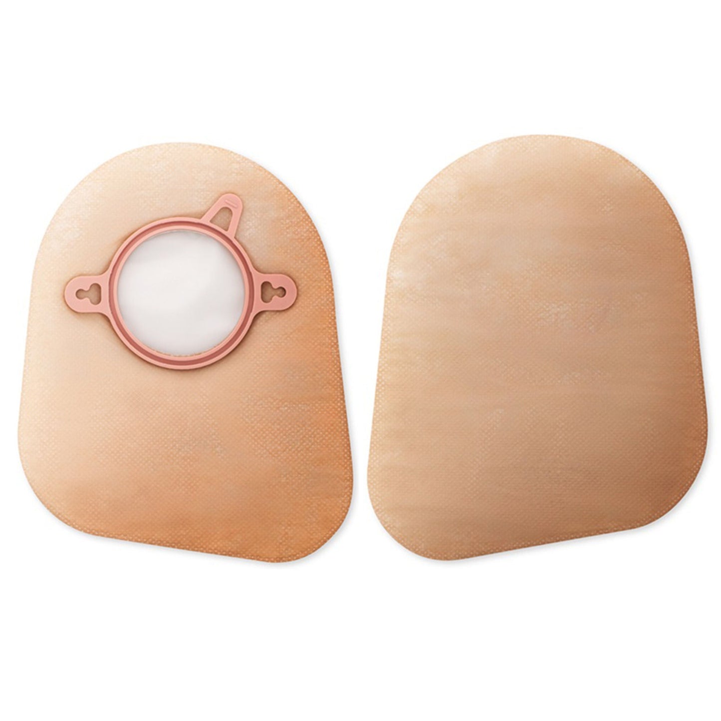 New Image™ Two-Piece Beige Ostomy Pouch, Pre-cut to Fit Stoma, Blue Match