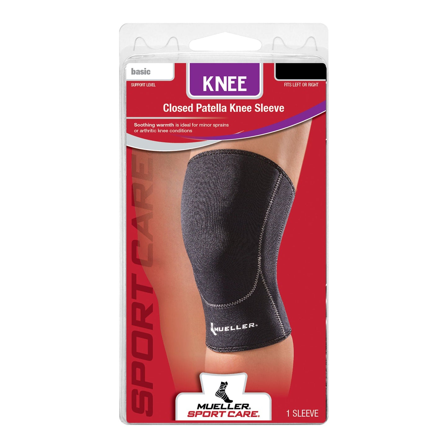 Mueller Knee Support Pull-On 14 to 16 Inch Knee Circumference Left or Right Knee