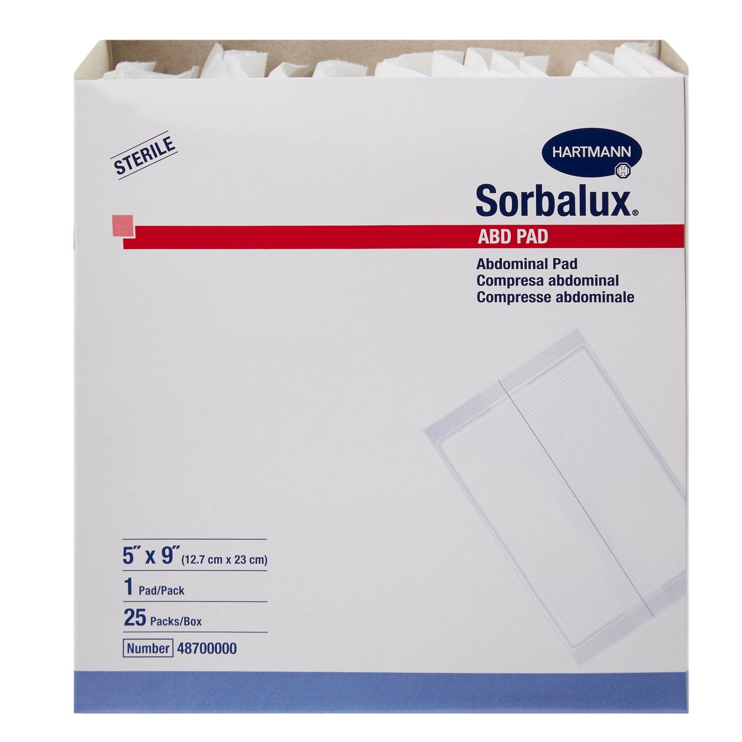 Sorbalux® ABD Sterile Abdominal Pad, One-Ply