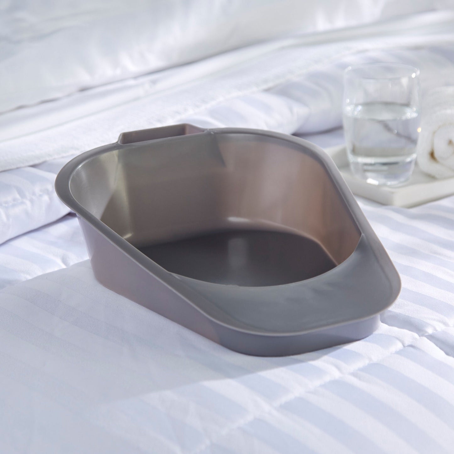 McKesson Fracture Bedpan, Gray