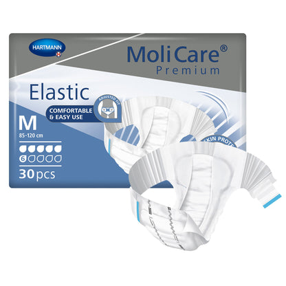 MoliCare® Premium Elastic 6 Drop Absorbency Incontinence Briefs
